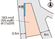 岡山市北区田益　土地　990万円　ミサワホーム